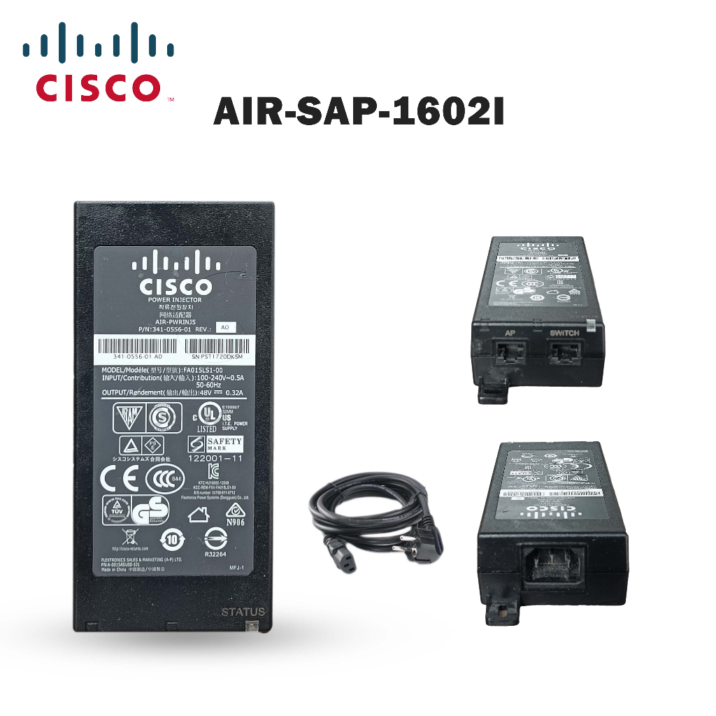 Jual Adaptor Power Injector POE 48V 56V Volt AIR-PWRINJ5 Cisco Aironet ...