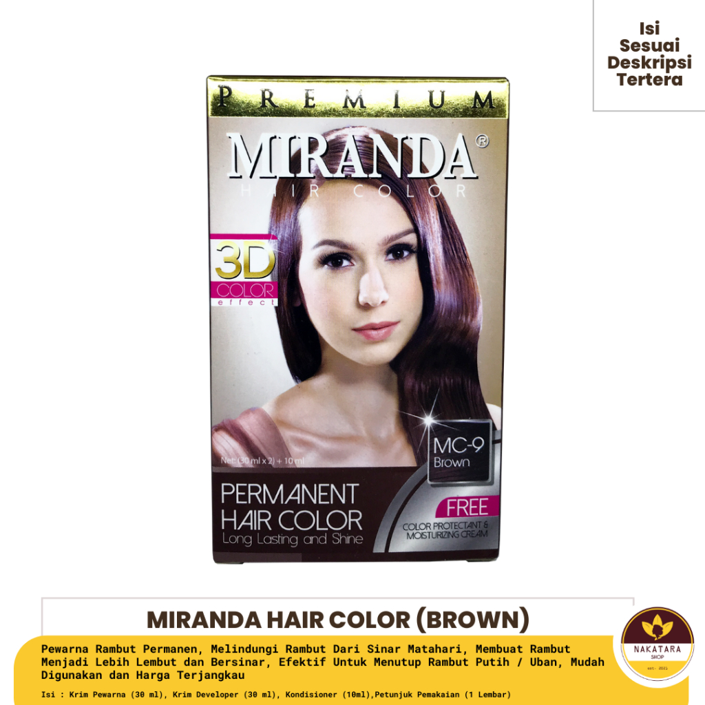 Jual MIRANDA HAIR COLOR PEWARNA RAMBUT WARNA KOMPLIT (ALL VARIANT) ISI ...