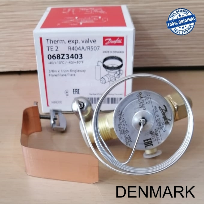 Jual R404A / R507 TES 2 / TE 2 068Z3403 DANFOSS Expansion Valve