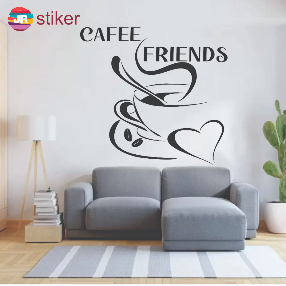 Jual (SEHARI JADI) Wall Sticker Stiker Dinding Kopi Coffee Cafe Cutting ...