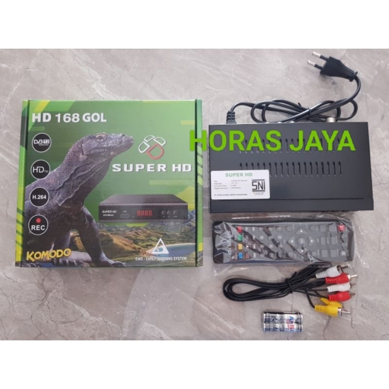 Jual Digital Set Top Box T2 SUPER HD 168 GOL KOMODO Shopee Indonesia