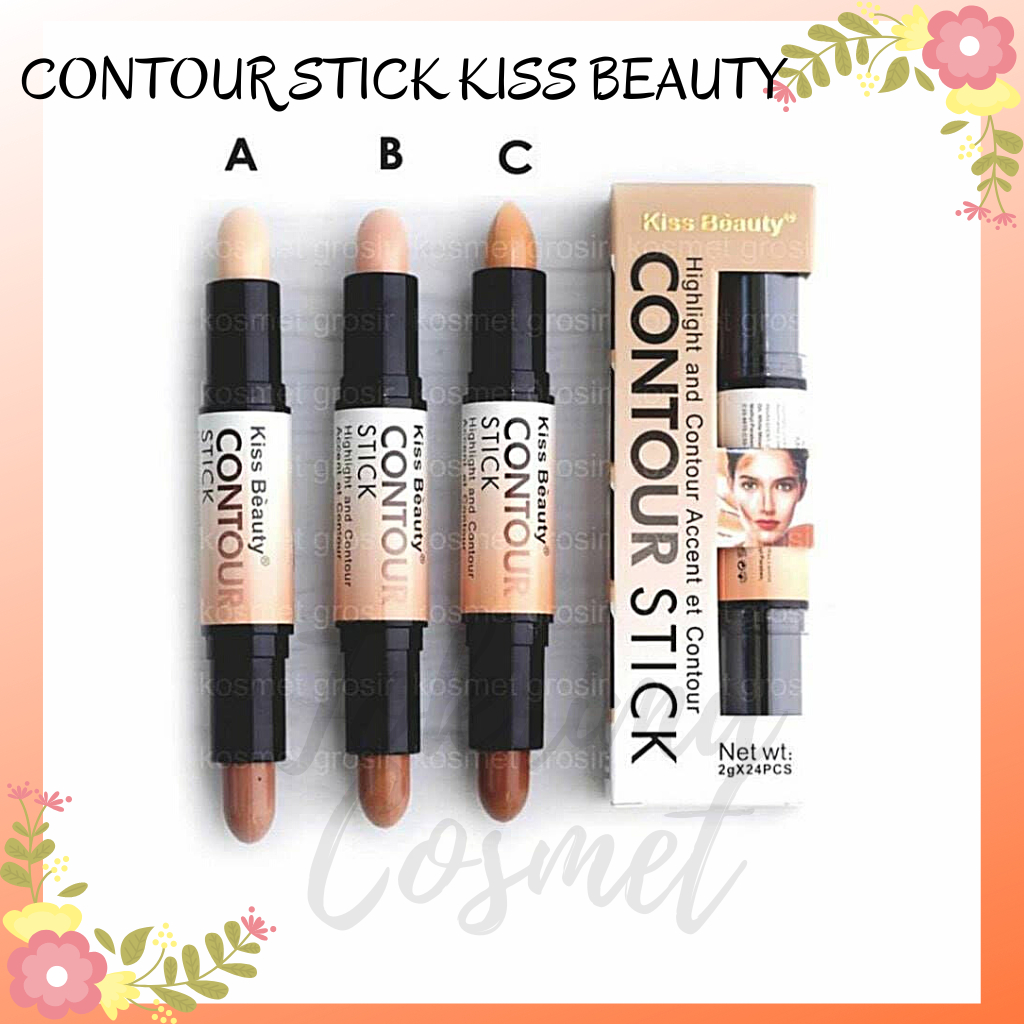 Jual CONTOUR STICK KISS BEAUTY 2IN1 Shopee Indonesia