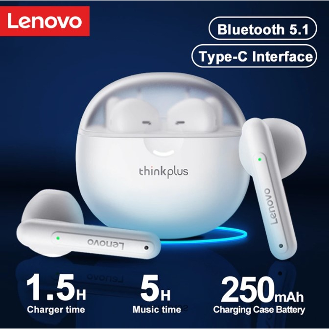 Jual Thinkplus Lenovo LP1 Pro True Wireless Bluetooth Earbuds TWS ...