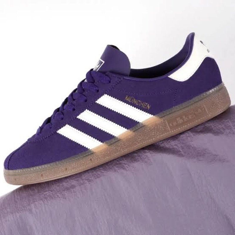 Jual Adidas Munchen Purple Original Shopee Indonesia