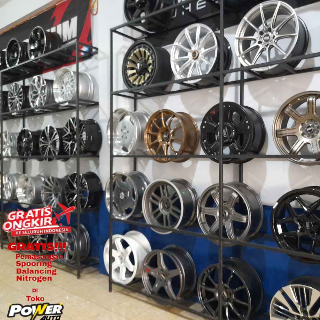 Jual velg r16 hsr terbaru tipe fe02 putih single pcd 4x100 untuk mobil ...