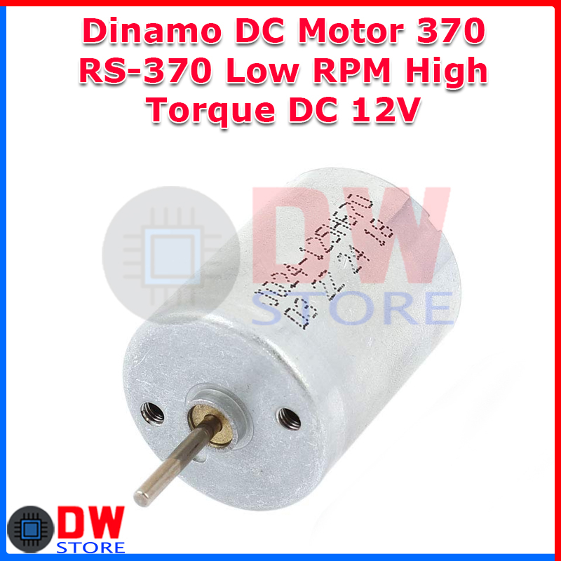 Jual Dinamo Dc Motor Rs Rs Dc V V Low Rpm Speed High Torque