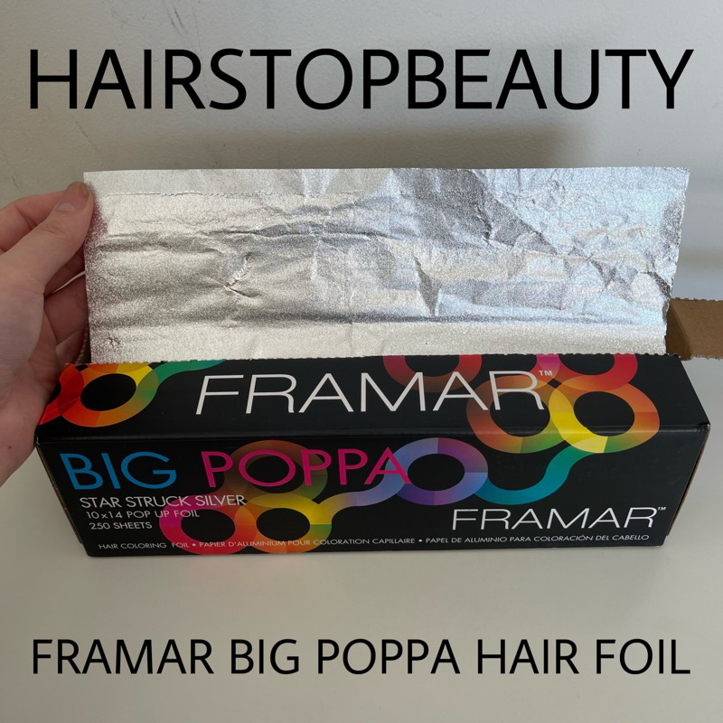 Jual FRAMAR Big Poppa - Extra Wide Pop Up Hair Foils (SAMPLE 25pcs ...