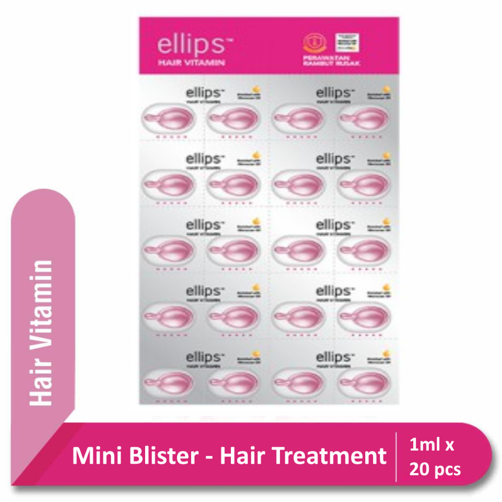 Jual ELLIPS VITAMIN RAMBUT HARGA PER RENTENG ISI 20 BIJI ELLIPS HAIR ...