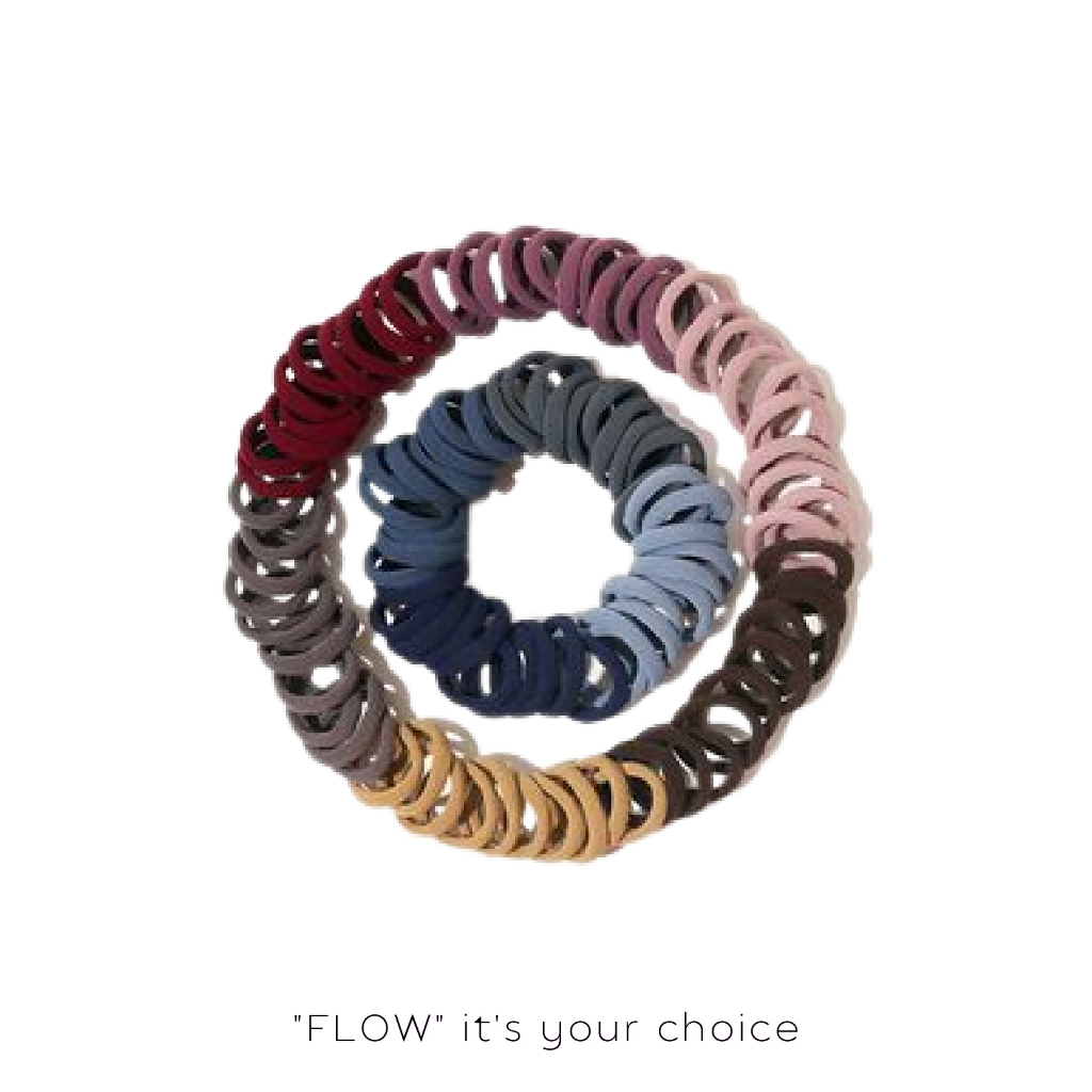 Jual Flow - Ikat Rambut Donut Mini (5pcs) | Shopee Indonesia