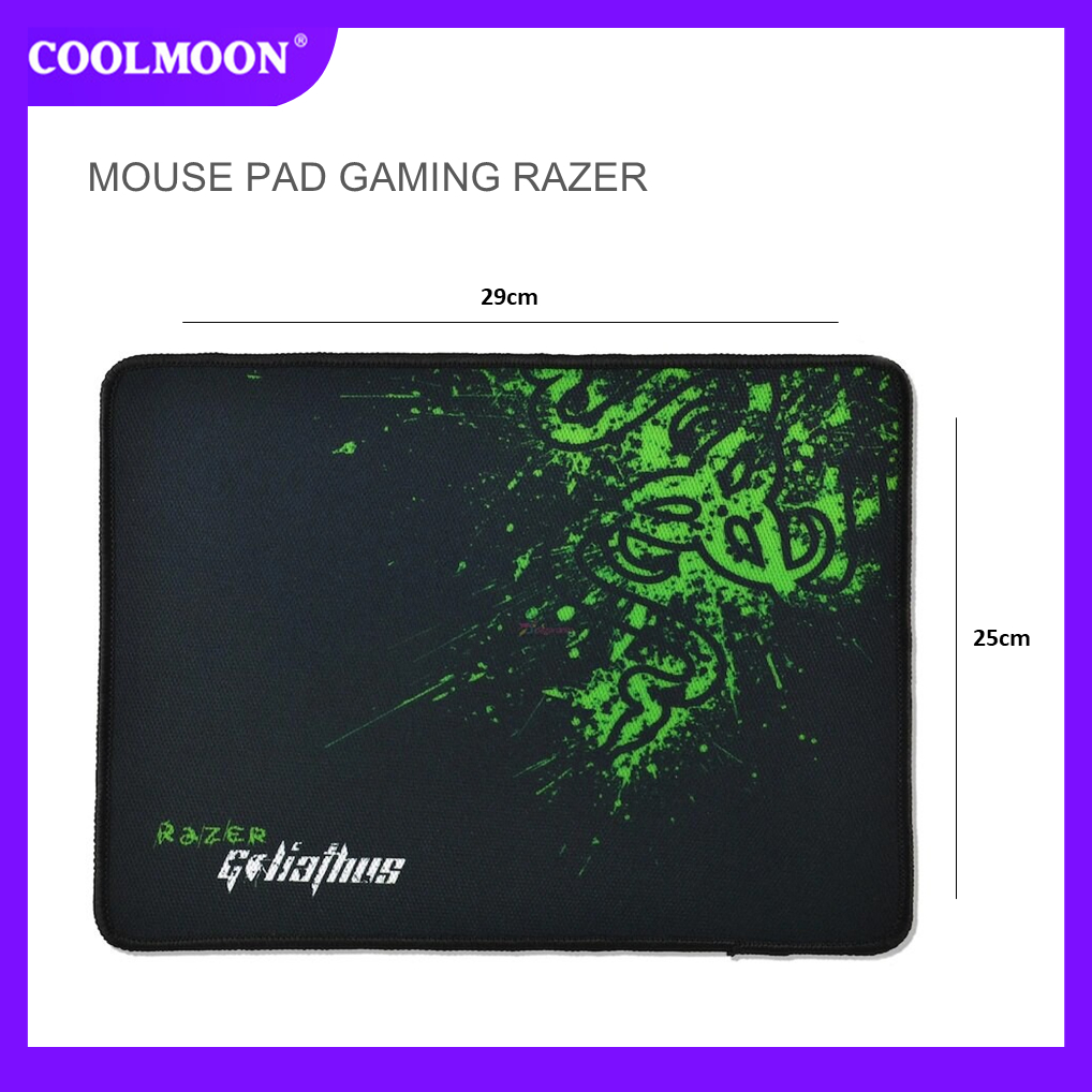 Jual MOUSEPAD GAMING RAZER 29x25 - MOUSE PAD RAZER | Shopee Indonesia