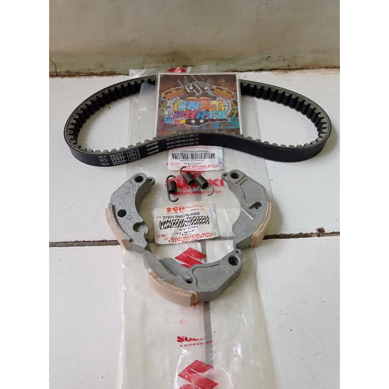Jual V BELT ONLY+KAMPAS GANDA SUZUKI SPIN 125 SKY DRIVER SKYWAVE HAYATE ...