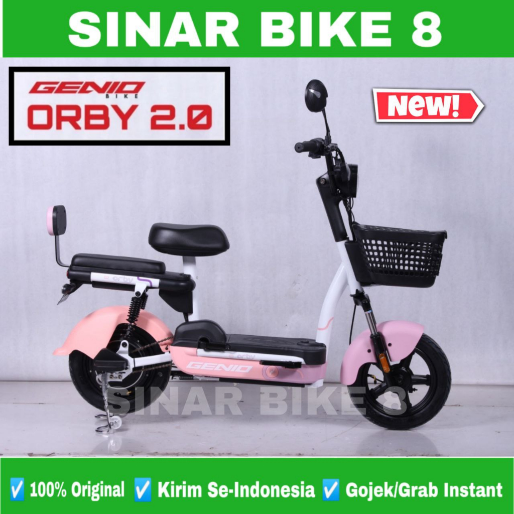 Jual Sepeda Listrik Electric Bike Genio Orby Electric Dan E