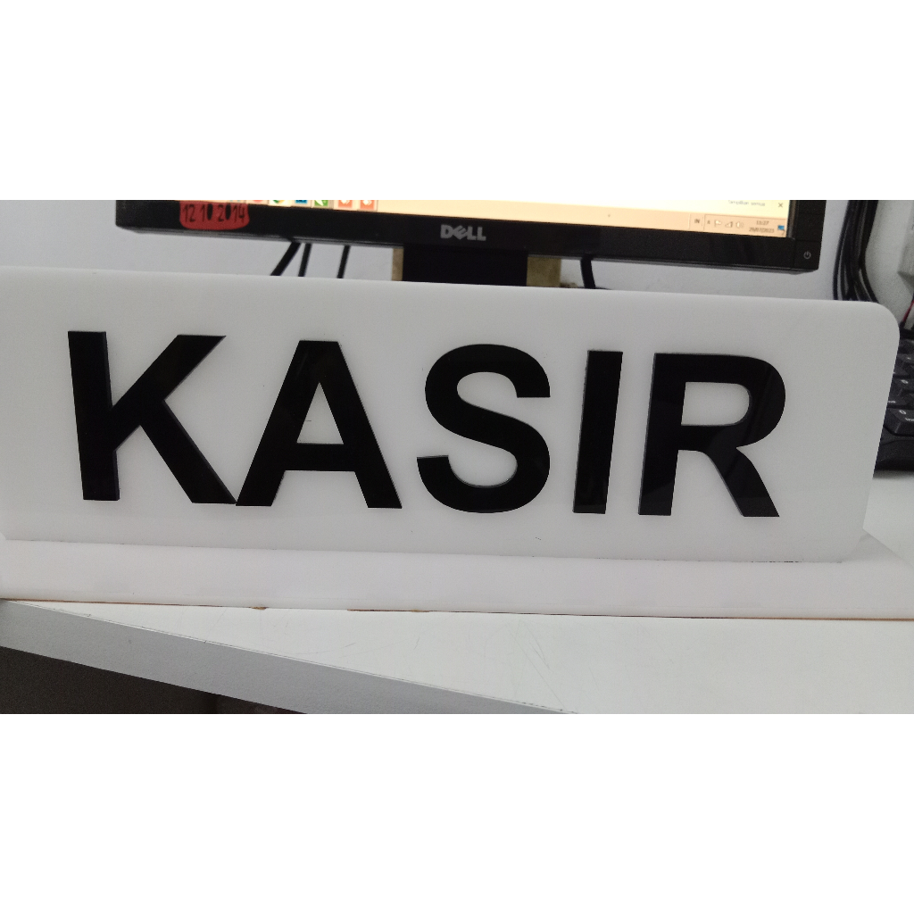 Jual Papan Nama Full Acrylic Kasir Shopee Indonesia 8488