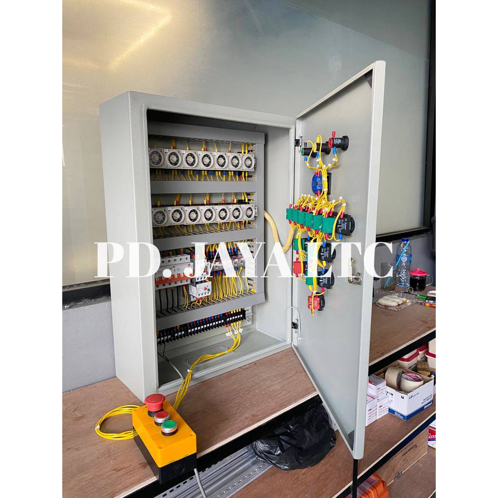 Jual Custom Panel Relay Controller Selenoid - Panel Control Robot ...