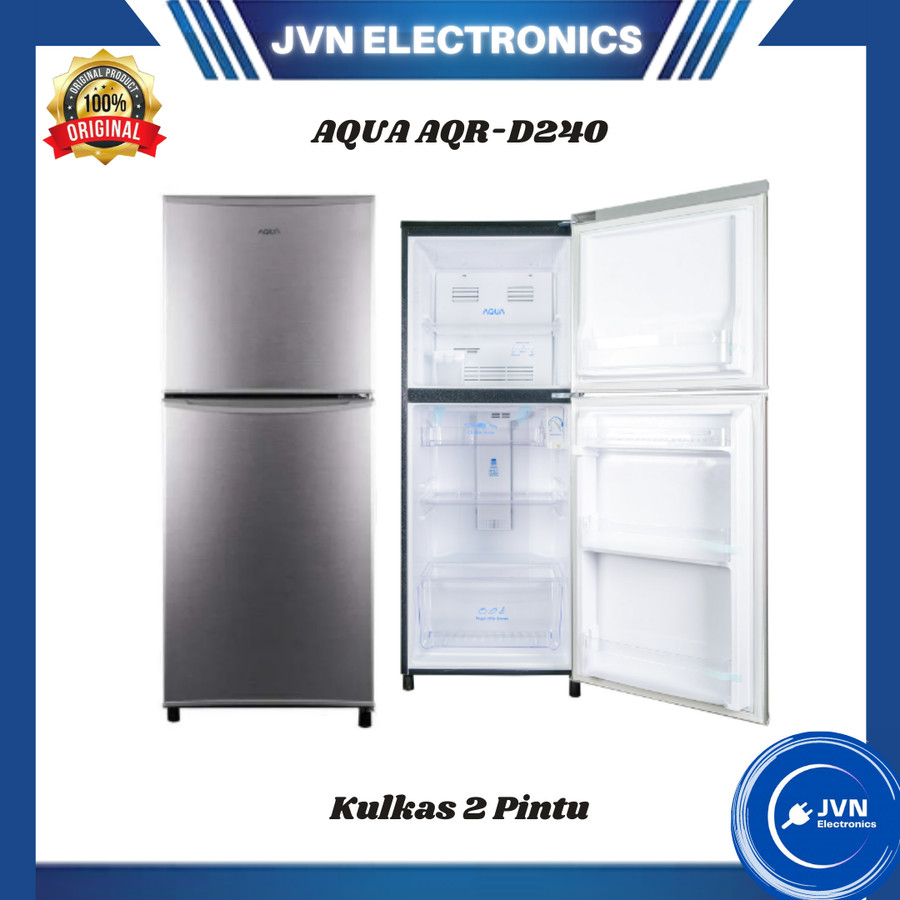 Jual Kulkas 2 Pintu AQUA AQR-D240 | Shopee Indonesia