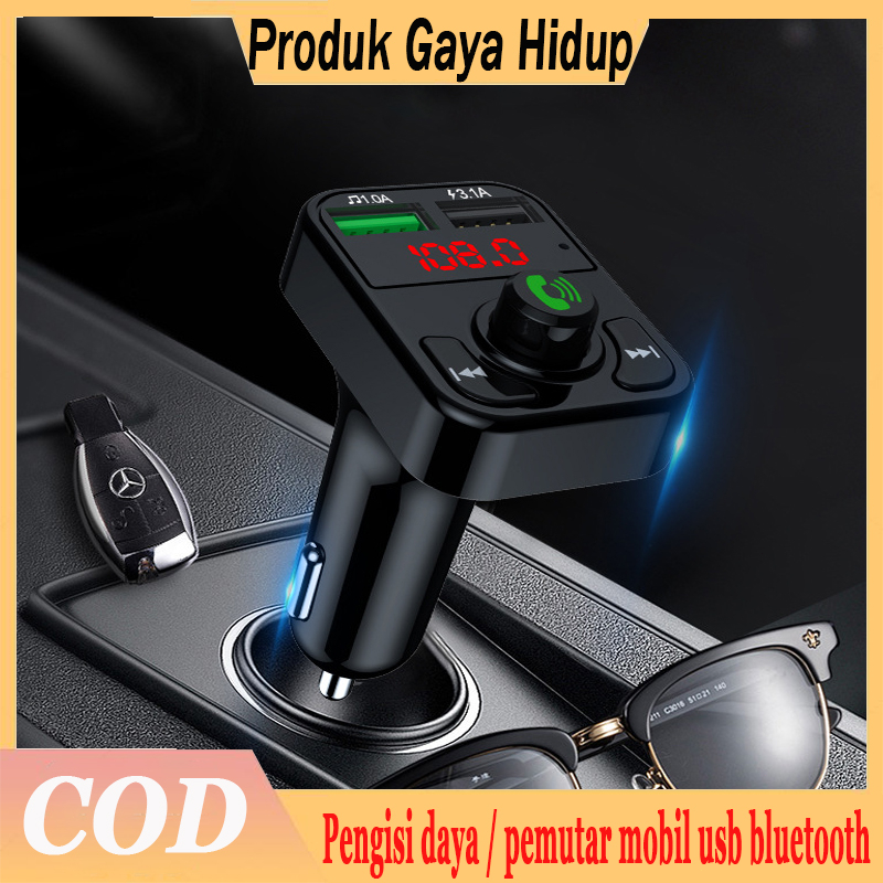 Jual MOBIL X3 Mobil Bluetooth MP3 Player Dual USB Mobil FM Transmitter ...