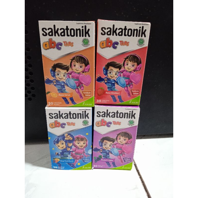 Jual Sakatonik ABC Tabs Botol isi 30 Strawberry Anggur Antariksa Jeruk ...