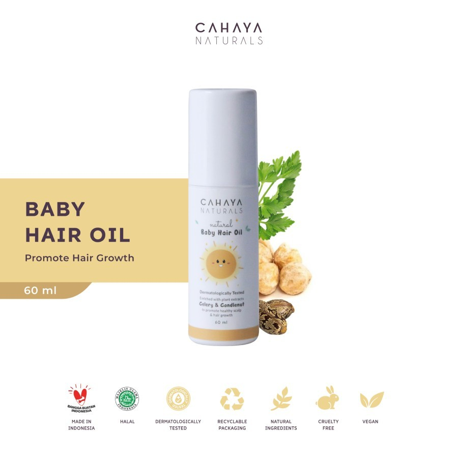 Jual Cahaya Naturals Baby Hair Growth Oil (Celery and Candlenut) 60ml