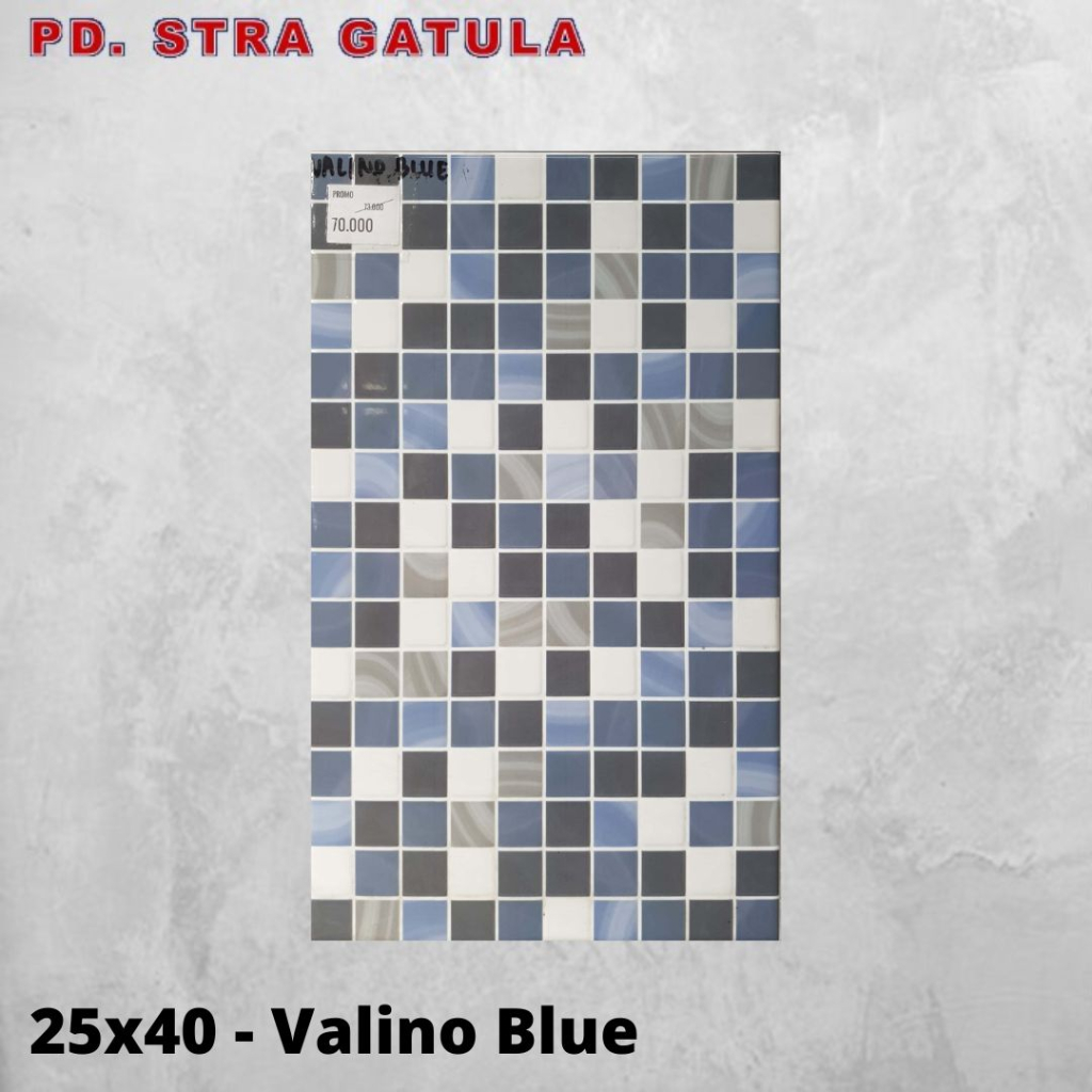 Jual Keramik Mulia 25x40 Valino Blue - Keramik dinding - Keramik Kamar