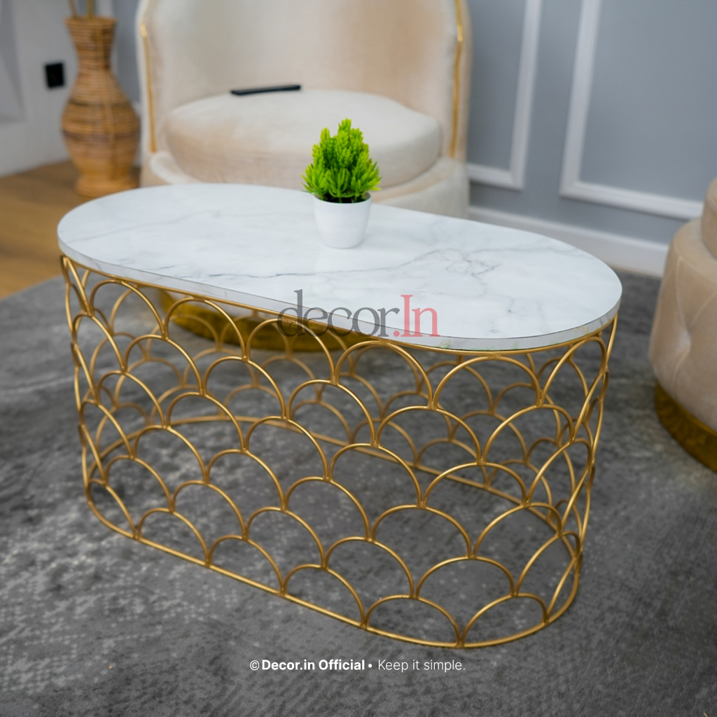 Jual Meja Ruang Tamu Besi Gold Meja Tamu Meja Minimalis Meja Industrial