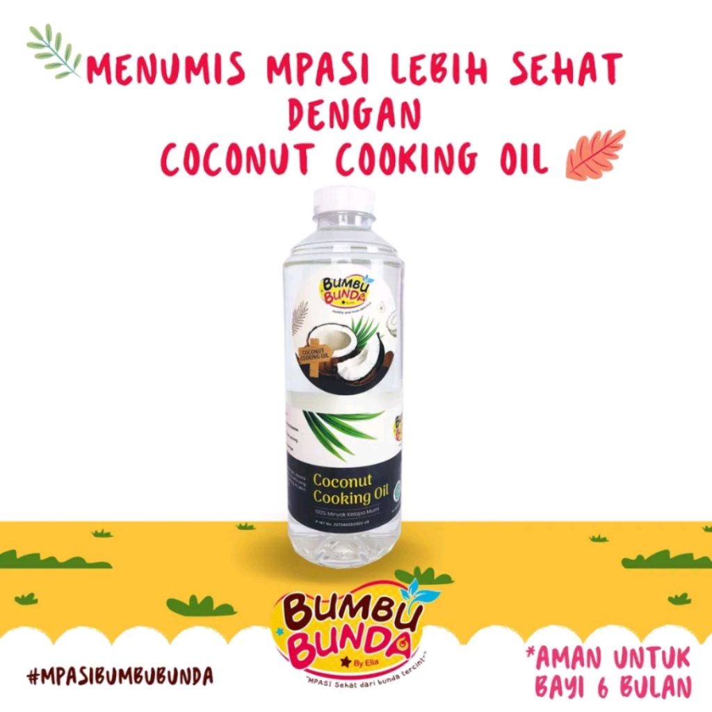 Jual Bumbu Bunda COCONUT COOKING OIL Minyak Goreng Kelapa Murni MPASI