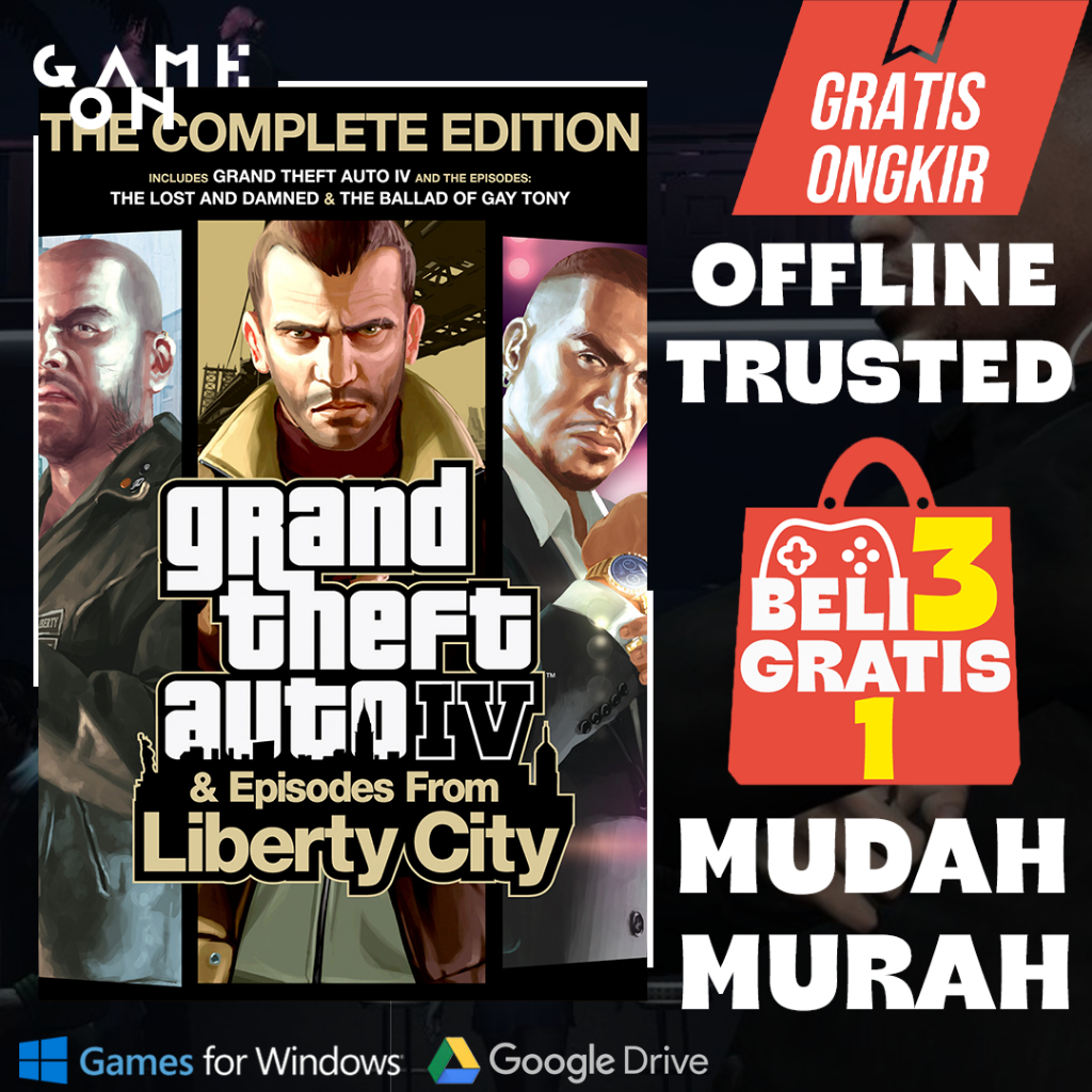 Jual Grand Theft Auto IV Complete Edition - Game PC Adventure ...