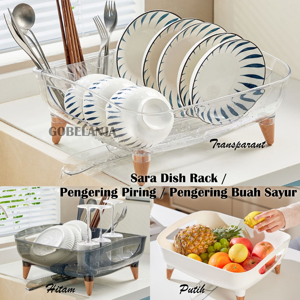 Jual Zara Dish Drying Rak Baskom Pengering Cucian Piring Gelas Mangkok
