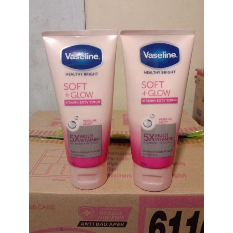 Jual Vaseline Healthy Bright Vitamin Gel Serum Fresh Glow Soft Glow Firm Glow 180ml Shopee 1011