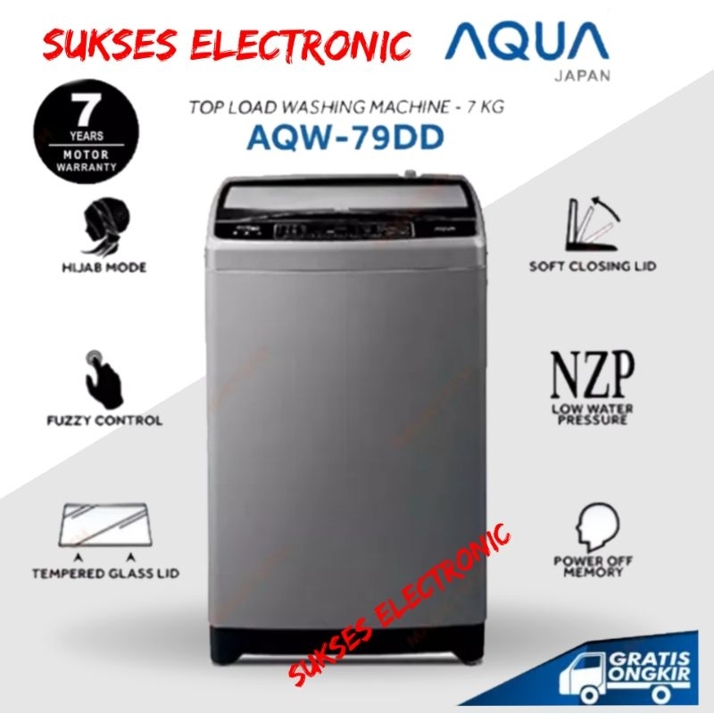 Jual Mesin Cuci Aqua Kg Aqw Dd Top Loading Automatic Tabung