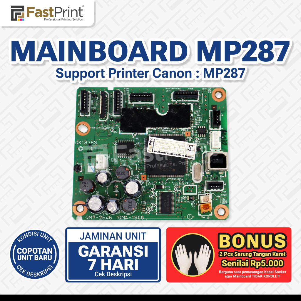 Mainboard printer deals canon mp287