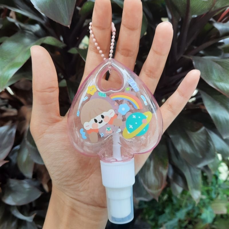 Jual Botol Handsanitizer Fliptop dan Spray Gantung Sticker Aesthetic ...