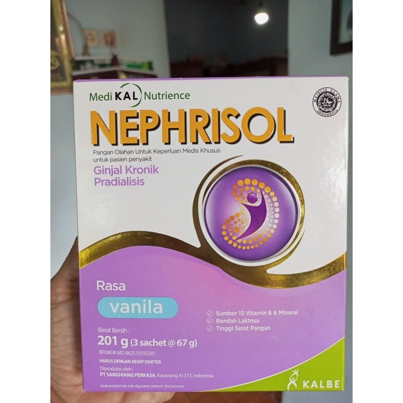 Jual NEPHRISOL pangan olahan untuk keperluan medis khusus EXP ...