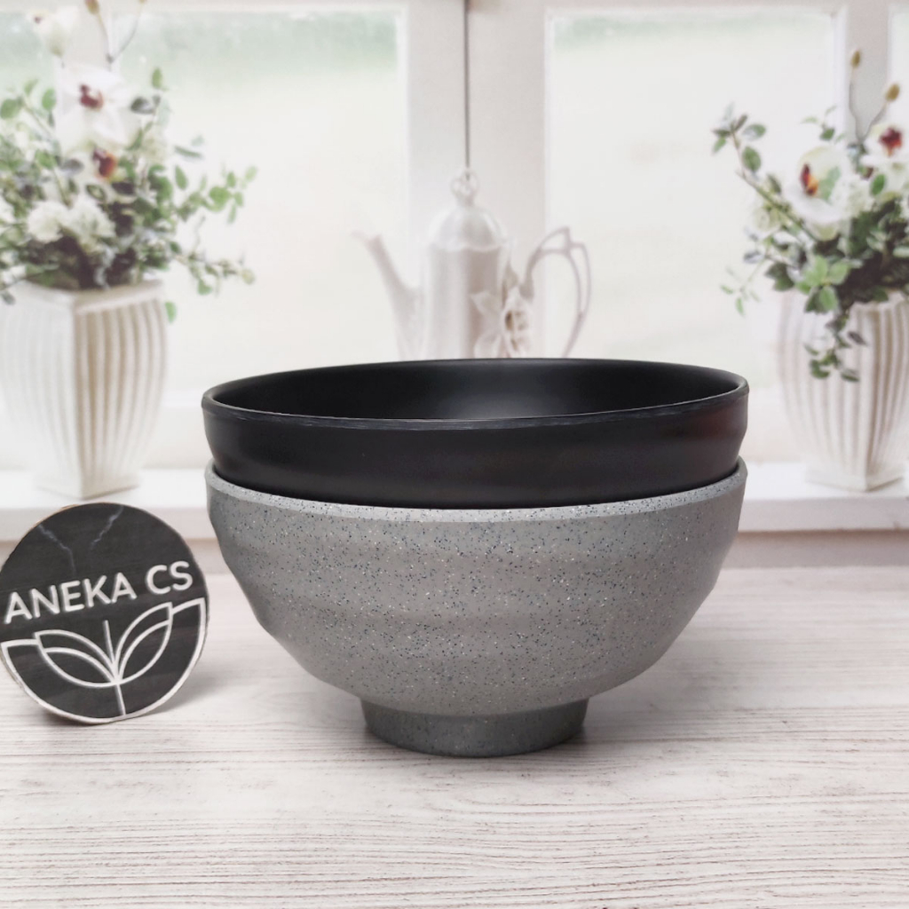 Jual Melamine Stone Mangkok 6 inch - Rice Bowl Golden Dragon W3506A ...