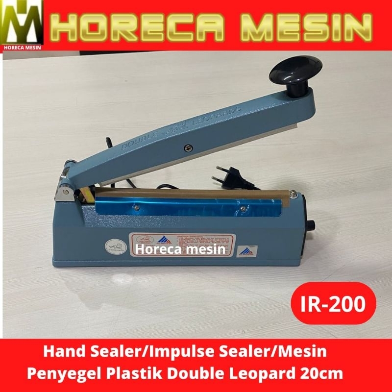 Jual Hand Sealer Impulse Sealer Mesin Penyegel Plastik Double Leopard