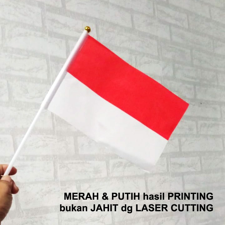 Jual Viral Murah Pcs Bendera Tangan Indonesia Bahan Import Hand Waving