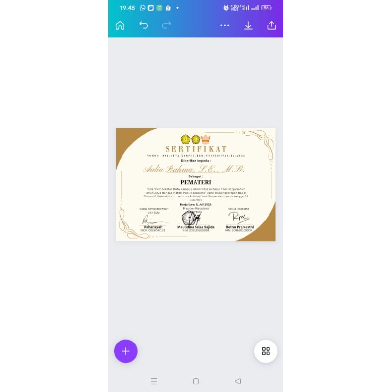 Jual desain sertifikat online | Shopee Indonesia