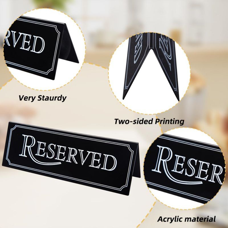 Jual Akrilik Reserved Meja 20x7cm Papan Reserved Akrilik Reserved Sign ...