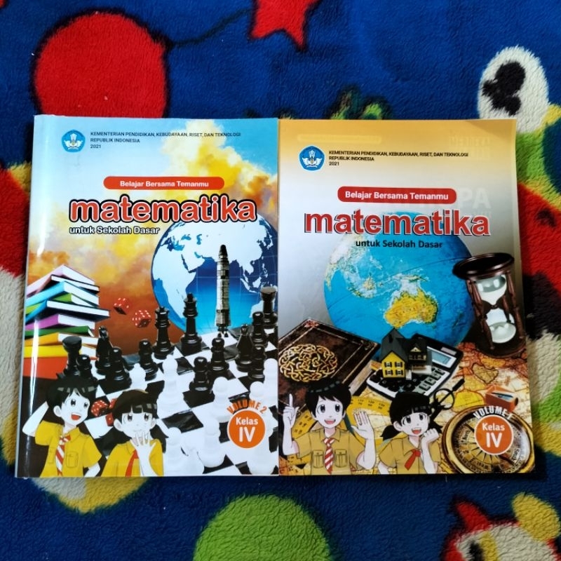 Jual Original Buku Matematika Kelas 4 Sd Vol 1 2 Kurikulum Merdeka Shopee Indonesia 9160