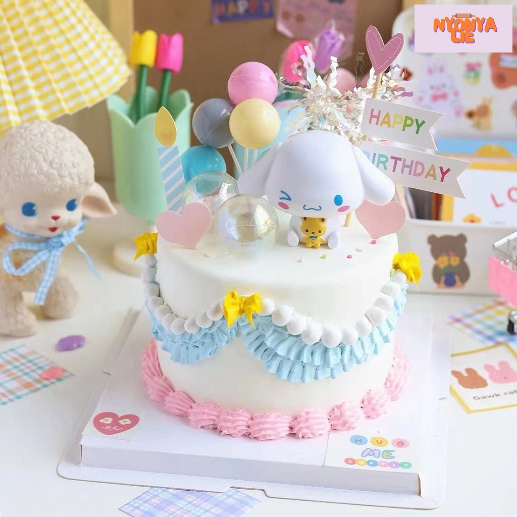 Jual CCA60 Topper Cinnamoroll Kuromi Sanrio Dekorasi Kue Ulang Tahun