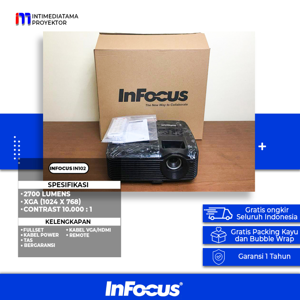 Jual Proyektor Infocus IN102 | Shopee Indonesia