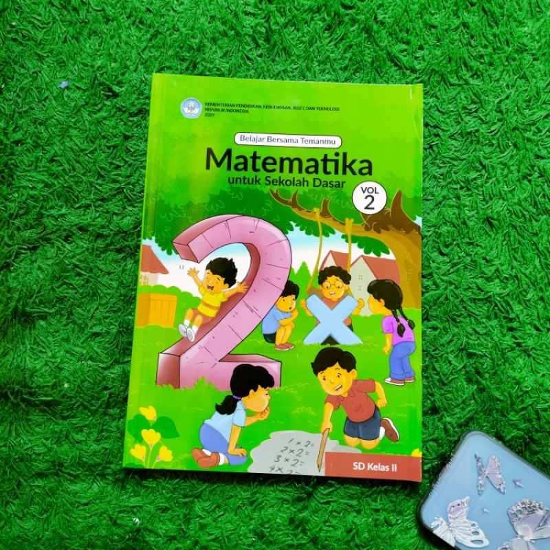 Jual ORIGINAL BUKU MATEMATIKA KELAS 2 SD VOL 2 KURIKULUM MERDEKA ...