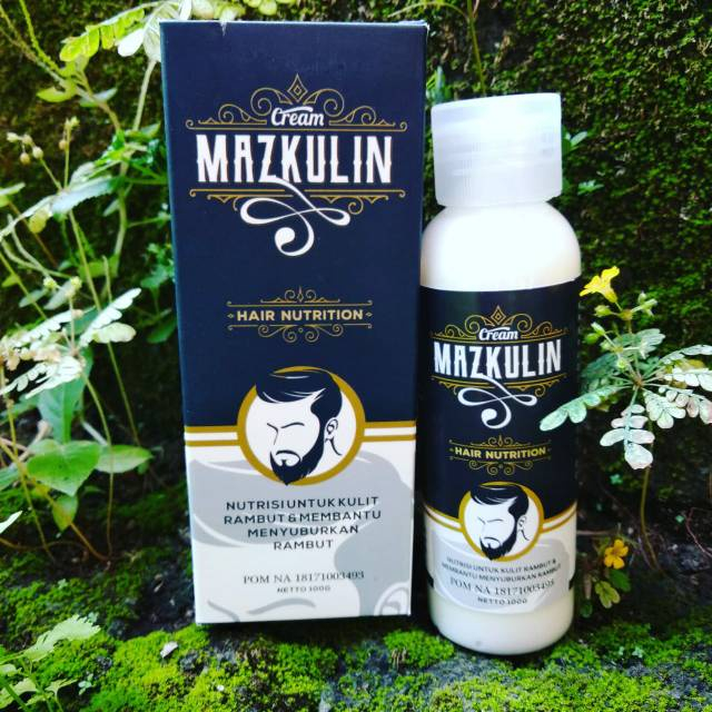 Jual Perawatan Rambut Cream Rambut Kering Dan Rusak MAZKULIN Perawatan ...