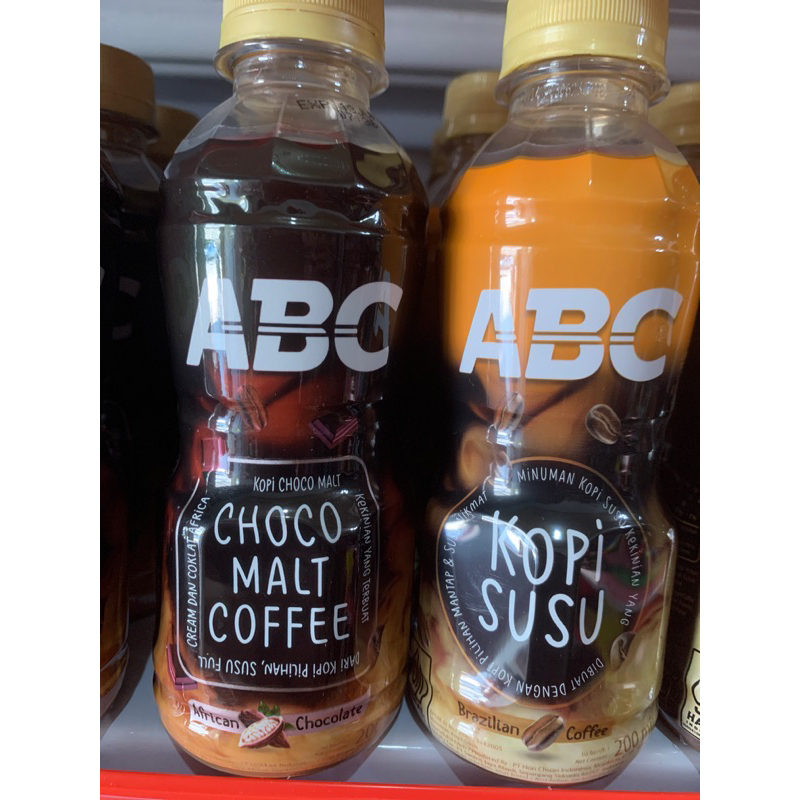 Jual kopi abc choco malt coffee kopi susu botol @200ml | Shopee Indonesia