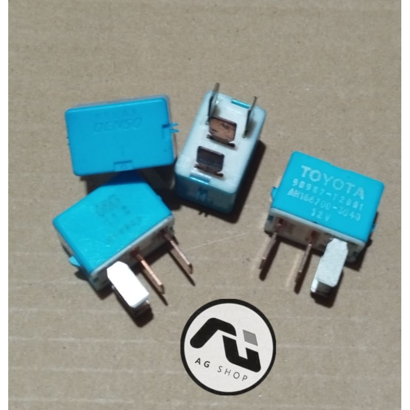 Jual Relay Riley Biru Kaki Denso V Toyota Dan Universal Original Shopee Indonesia