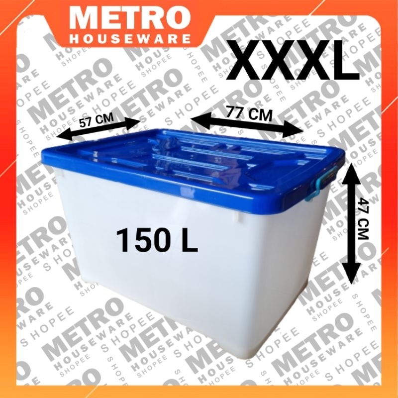 Jual Conteiner Box 150 Liter Kotak Petak Plastik Container Tersedia ...