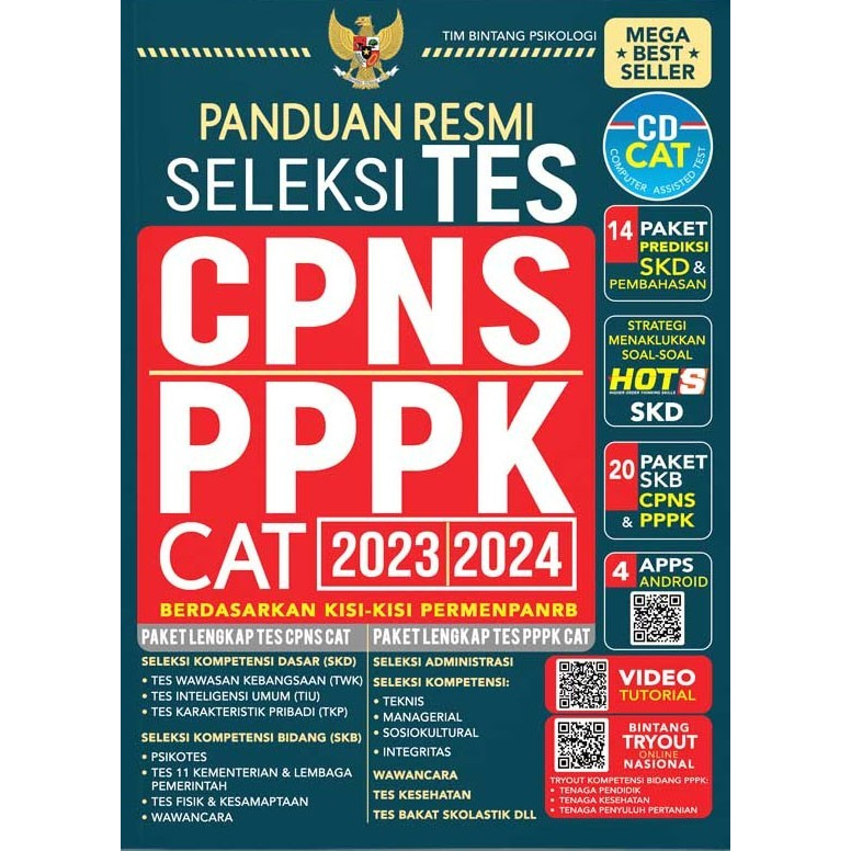 Jual Buku Panduan Resmi Tes CPNS & PPPK 2023/2024 Bonus CD Terlengkap ...