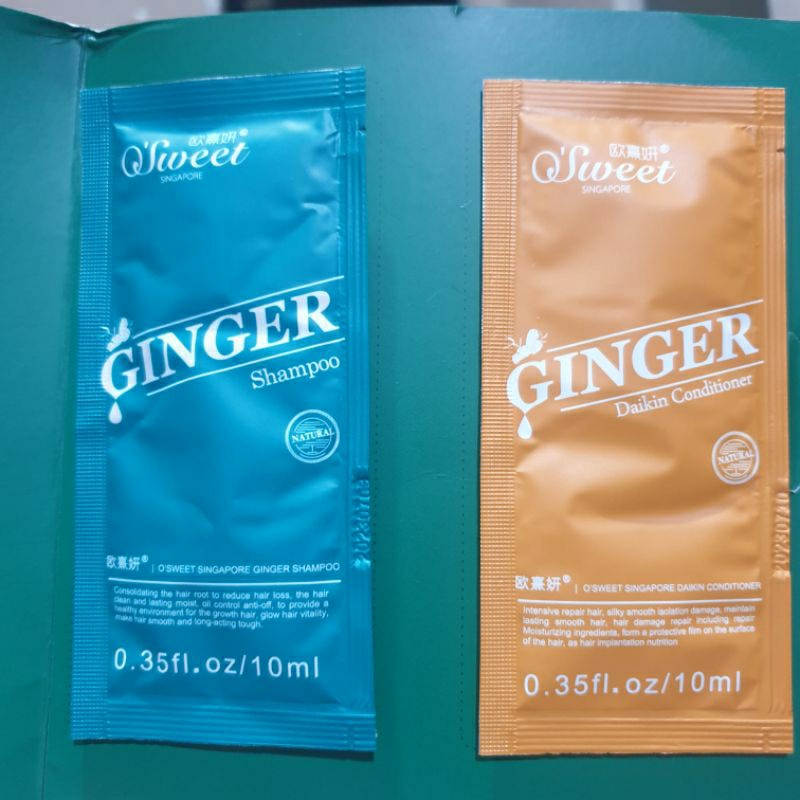 Jual [ORIGINAL] OSweet Singapore Ginger Shampoo 10 ML Original OSWEET ...
