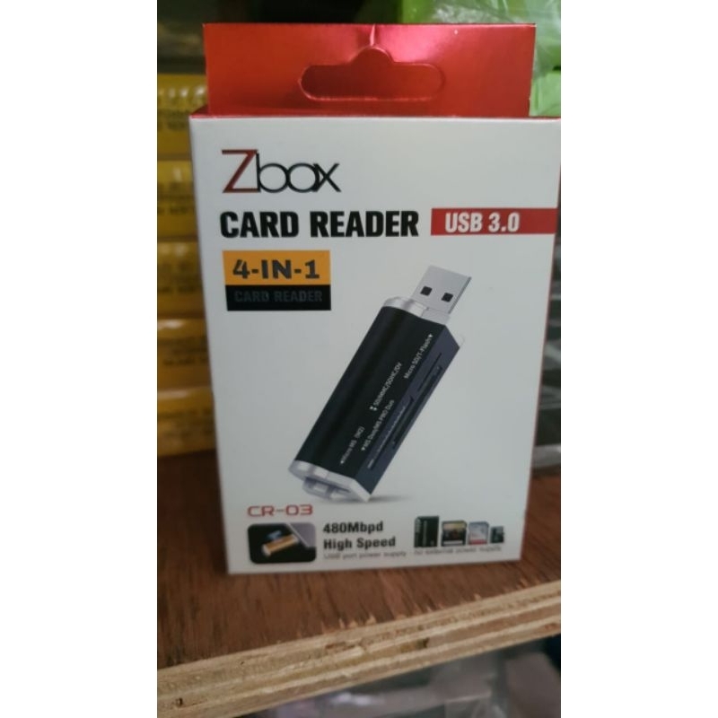 Jual Card Reader Zbox CR03/CR02 ORIGINAL ZBOX | Shopee Indonesia