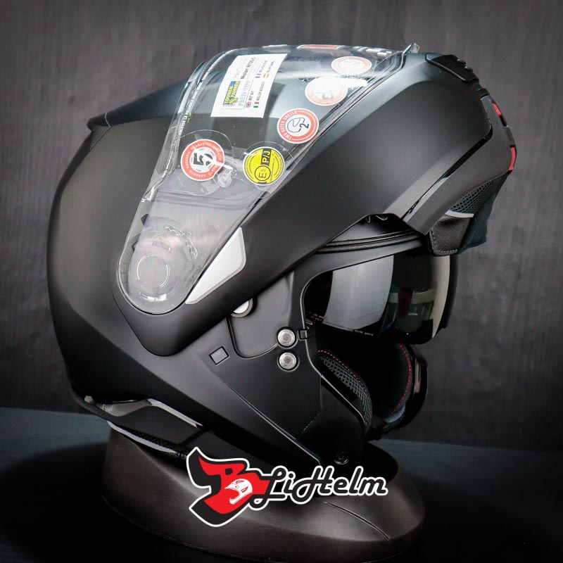 Casque De Moto Modulable P/J Nolan N100-5 CLASSIC N-Com 106 Zephyr Blanc P89689