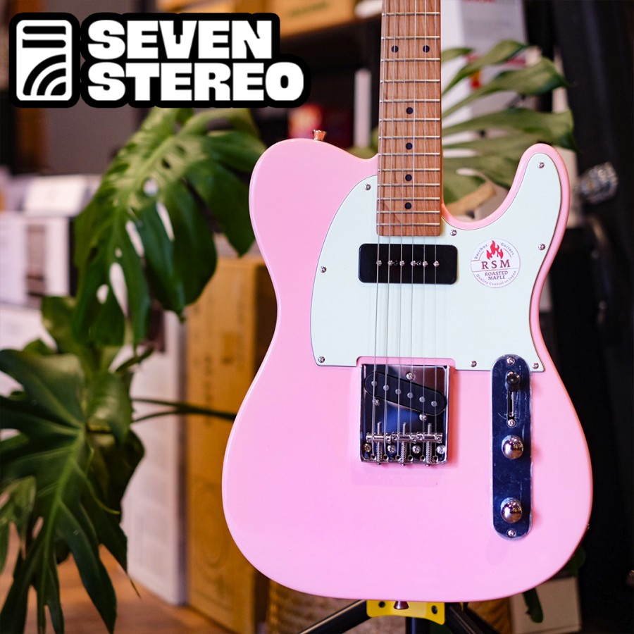 Jual Bacchus BTE2RSM Telecaster Olympic White Roasted Maple Shell Pink ...